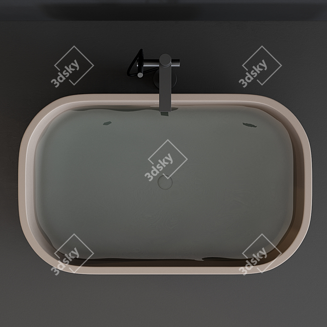 Elegant Livingtec Bathtub by Ceramica Cielo 3D model image 3