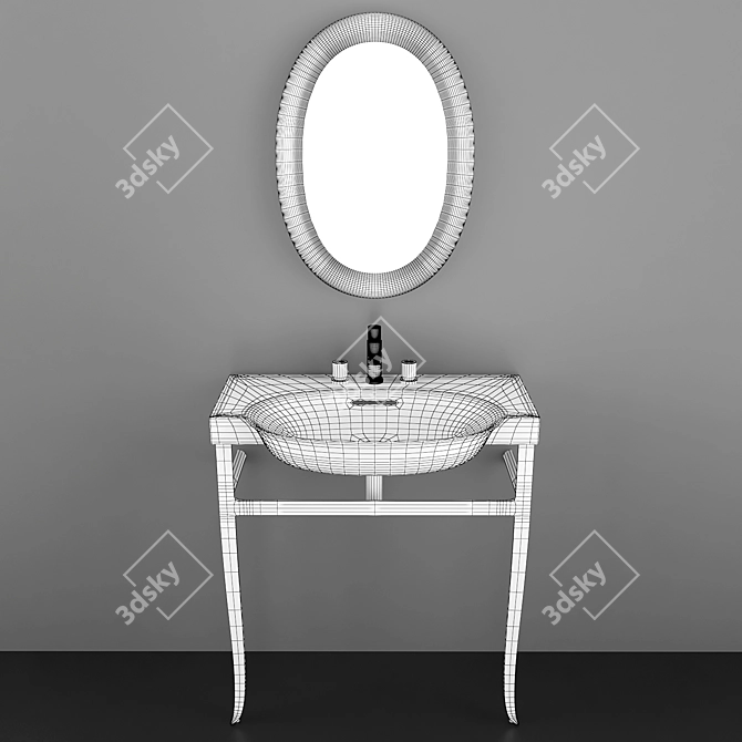 Laufen New Classic Basin 3D model image 2