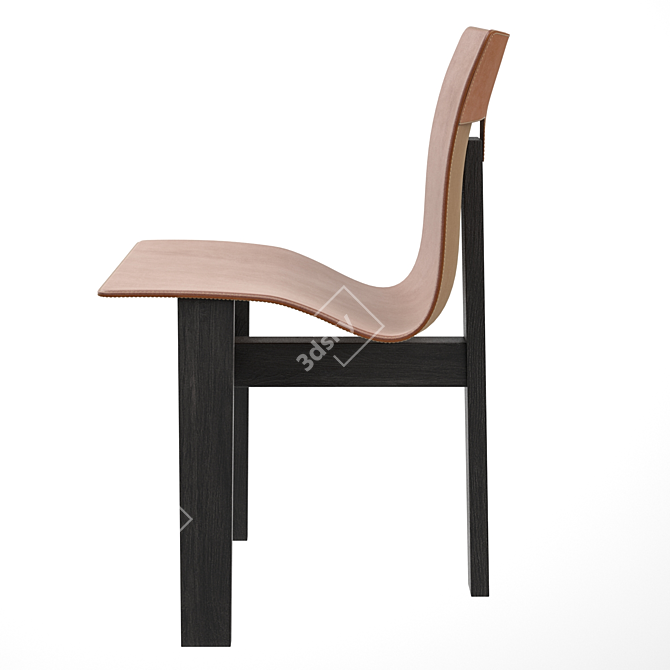 Sleek Tre 3 Chair: Perfect Proportions & Superior Quality 3D model image 3