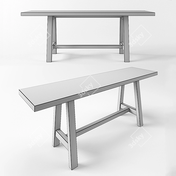 Chudov Workshop Console 3D model image 2