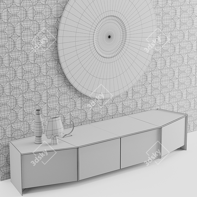Sleek & Stylish Athus Sideboard 3D model image 5