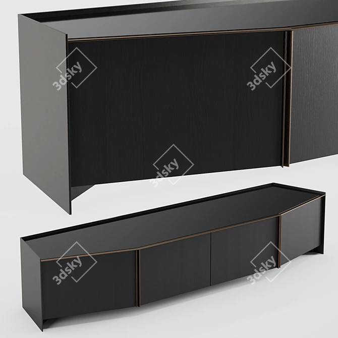 Sleek & Stylish Athus Sideboard 3D model image 6