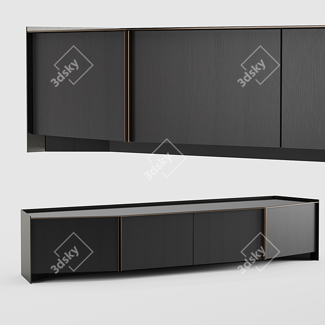 Sleek & Stylish Athus Sideboard 3D model image 7