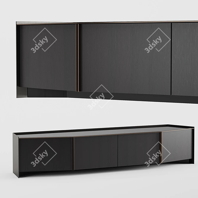 Sleek & Stylish Athus Sideboard 3D model image 10