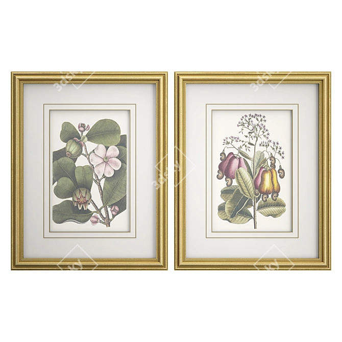 Classic Art Frames 3D model image 1