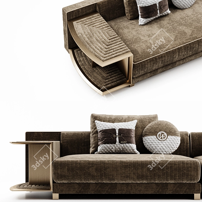 Luxury Comfort: Vittoria Frigerio Brandolini 3D model image 2