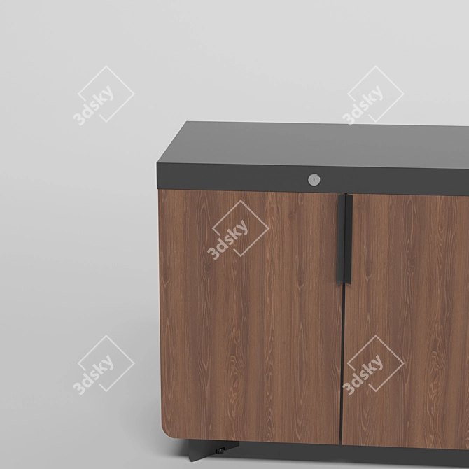 Compact Storage Cabinet 3D model image 3