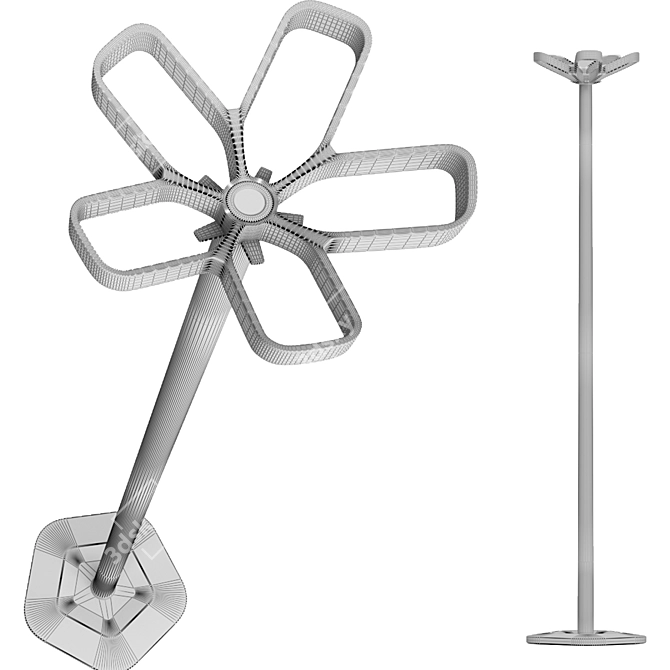 Blooming Elegance Hanger 3D model image 3