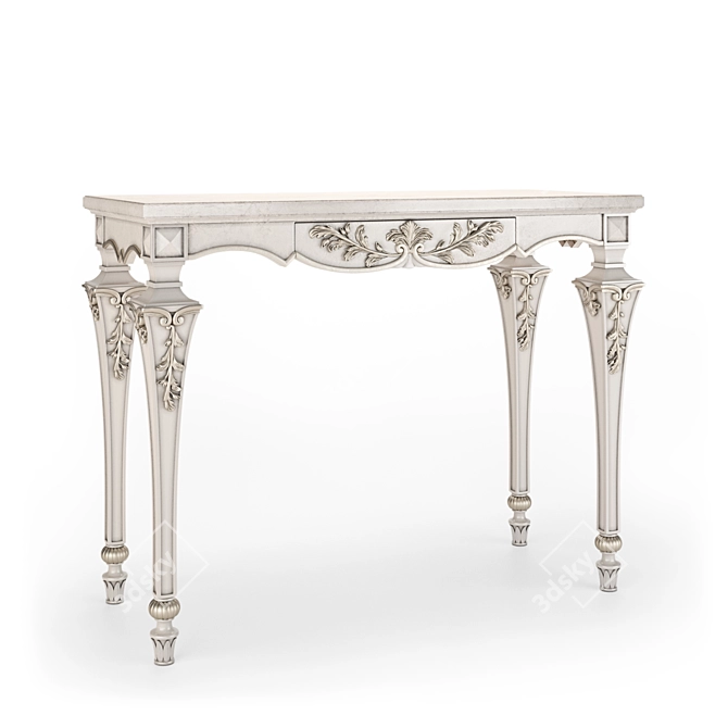 Romano Home Nicolet Console: Handcrafted Elegance 3D model image 3