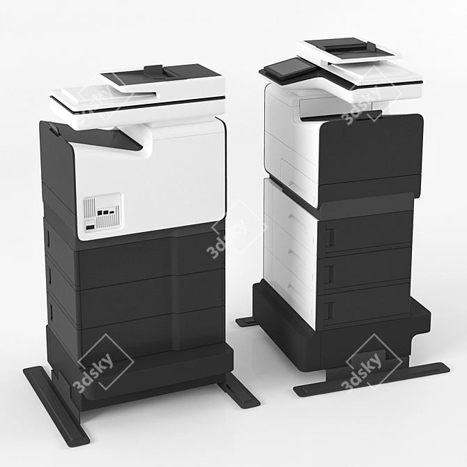 HP PageWide Enterprise Printer 3D model image 1