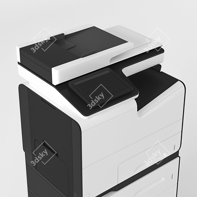 HP PageWide Enterprise Printer 3D model image 4