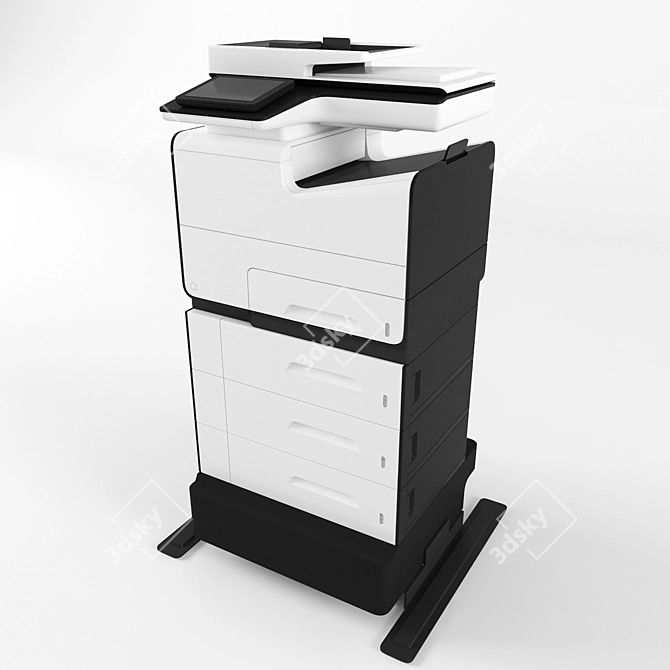 HP PageWide Enterprise Printer 3D model image 5