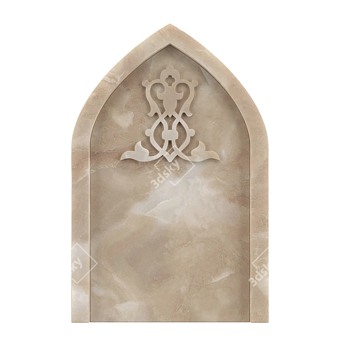 Elegant Marble Arch AM47 3D model image 1