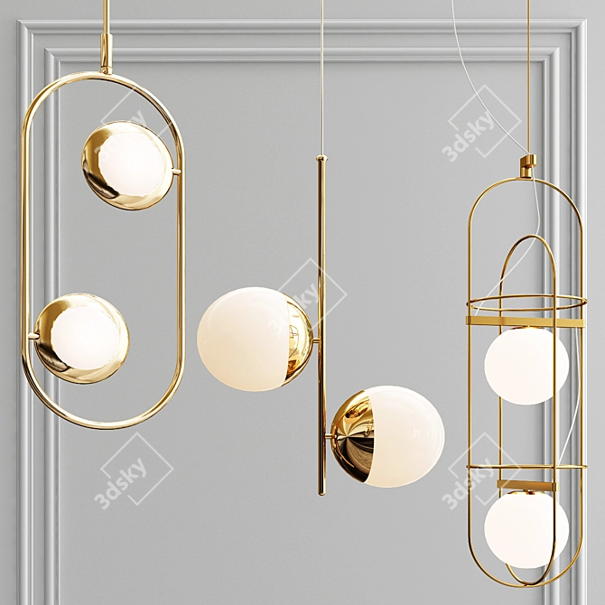 Illuminating Hoop Collection 3D model image 1