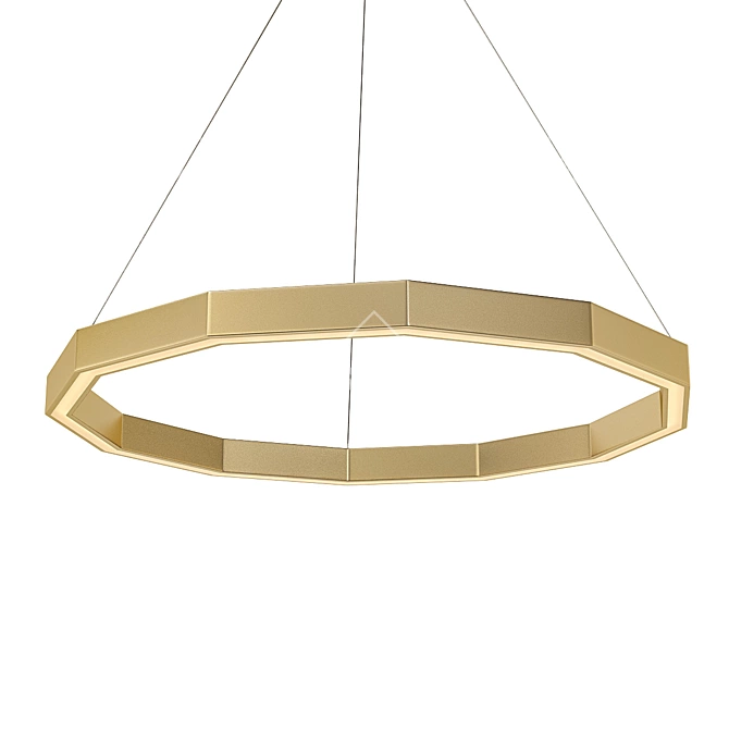 Modern Midnight Pendant Light 3D model image 1