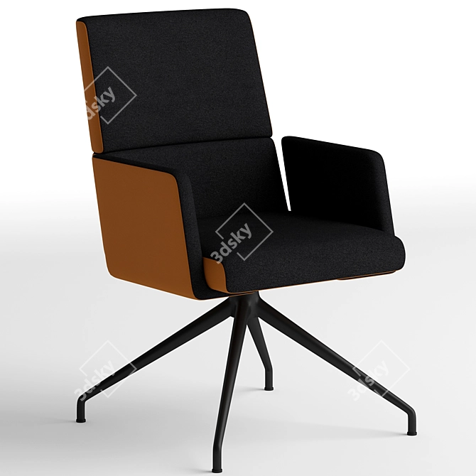 De Sede DS-414 Swivel Chair 3D model image 1