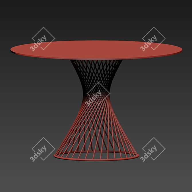 Chic Paris Chair & Calligaris Table 3D model image 3