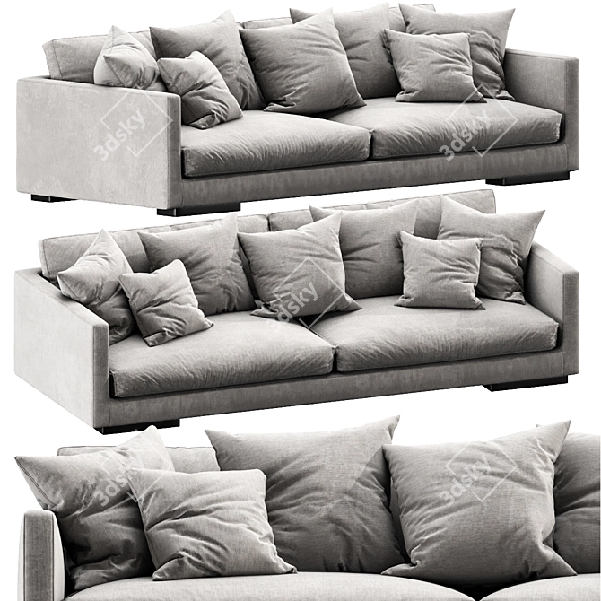 Flexform Magnum: Modern Modular Sofa 3D model image 2