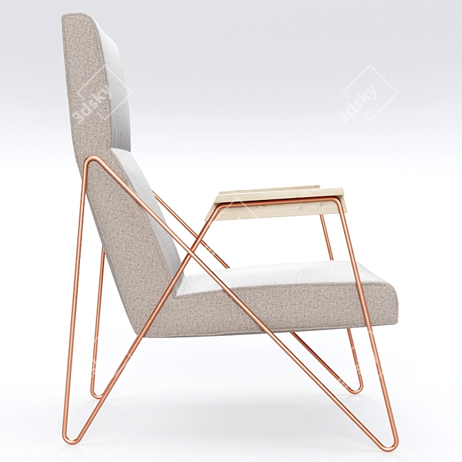 Elegance in Comfort: Belta Frajumar Tamo Armchair 3D model image 4