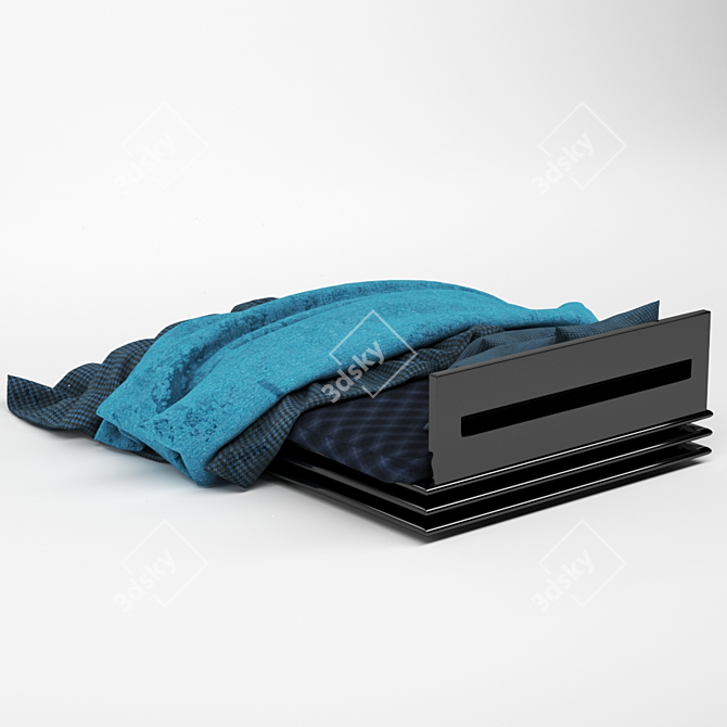  2015 Bed: Stylish, Durable, and Versatile 3D model image 4