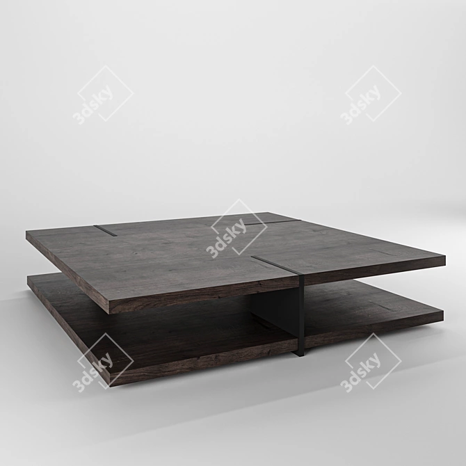 Sleek Modern Coffee Table 3D model image 2