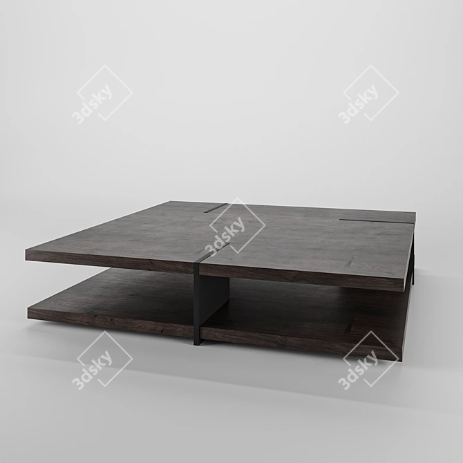 Sleek Modern Coffee Table 3D model image 3