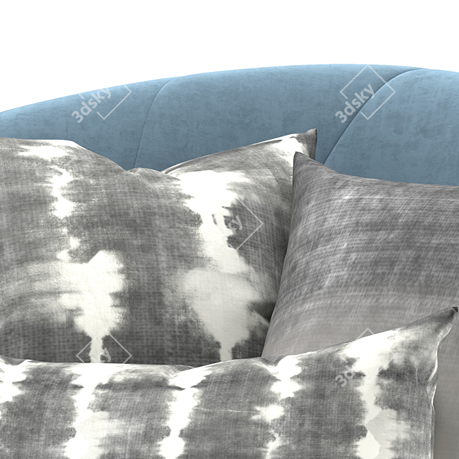 Contemporary Upholstered Daybed 3D model image 10