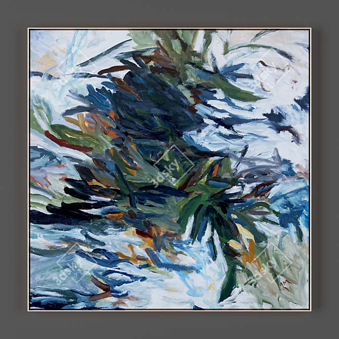 Abstract Art Frames Collection 3D model image 1