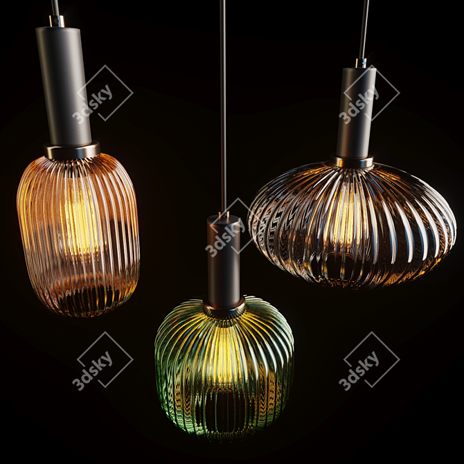 Romatti Losto Pendant Lamp - Contemporary Elegance 3D model image 2