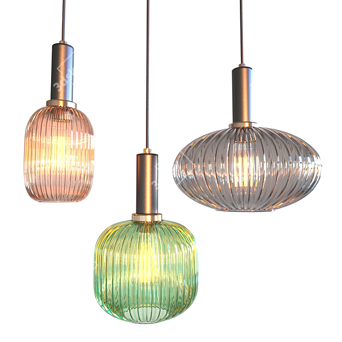 Romatti Losto Pendant Lamp - Contemporary Elegance 3D model image 3