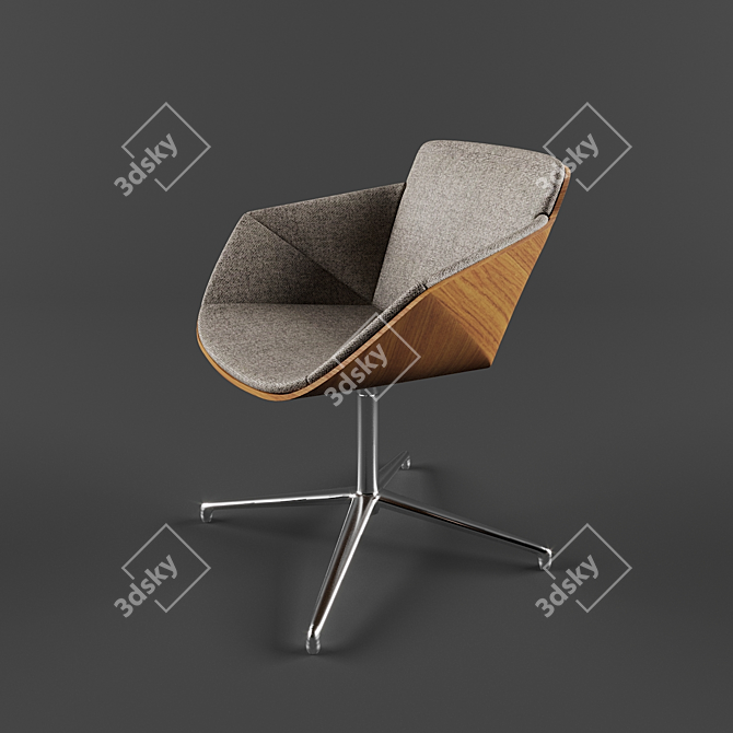 Elegant Allermuir Phoulds Chair 3D model image 1