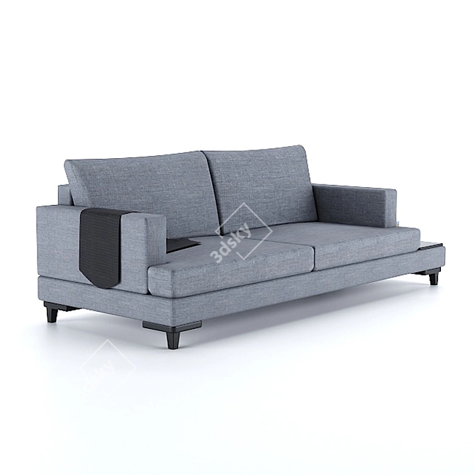 Modern 3DMax Sofa Design 3D model image 2