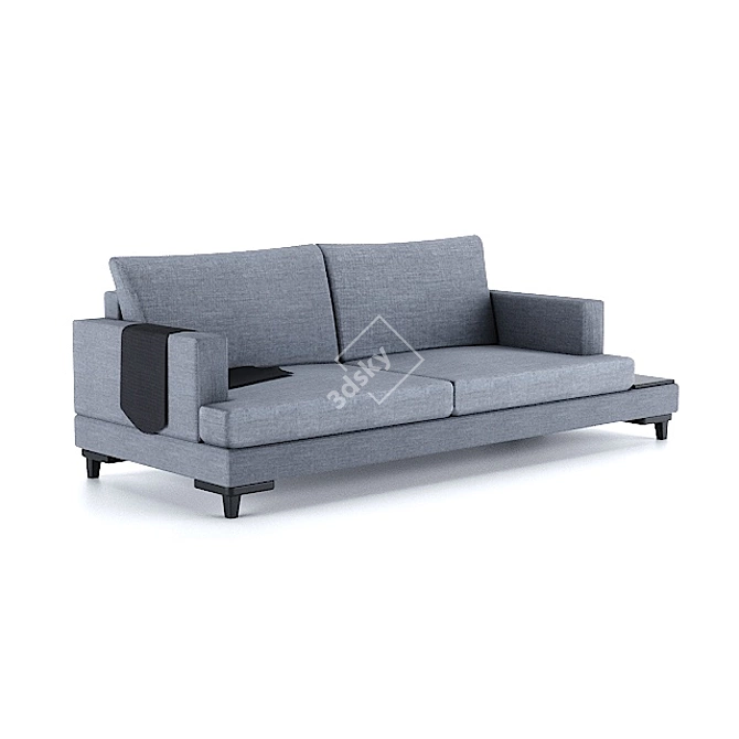 Modern 3DMax Sofa Design 3D model image 5