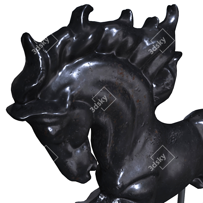 Elegant Horse Decor for Stylish Homes 3D model image 2