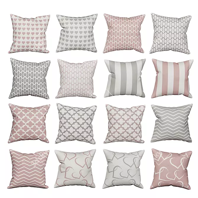 Kombigode Decorative Sofa Pillows 3D model image 2