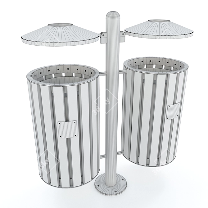 Extera Trash Bin 3D model image 5