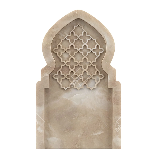 Elegant OM Arch Marble AM53 3D model image 1