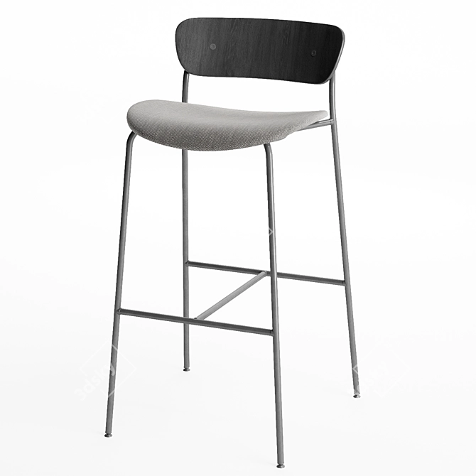 Elegant Pavilion AV10 Chair 3D model image 1