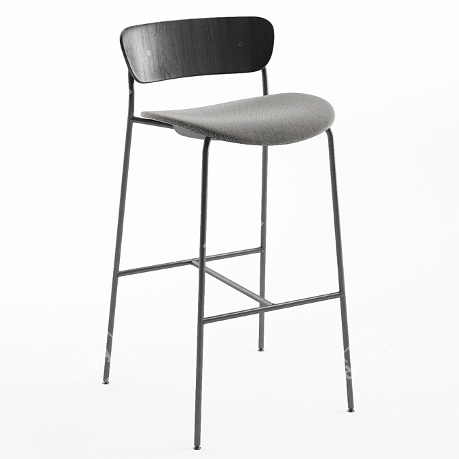 Elegant Pavilion AV10 Chair 3D model image 2