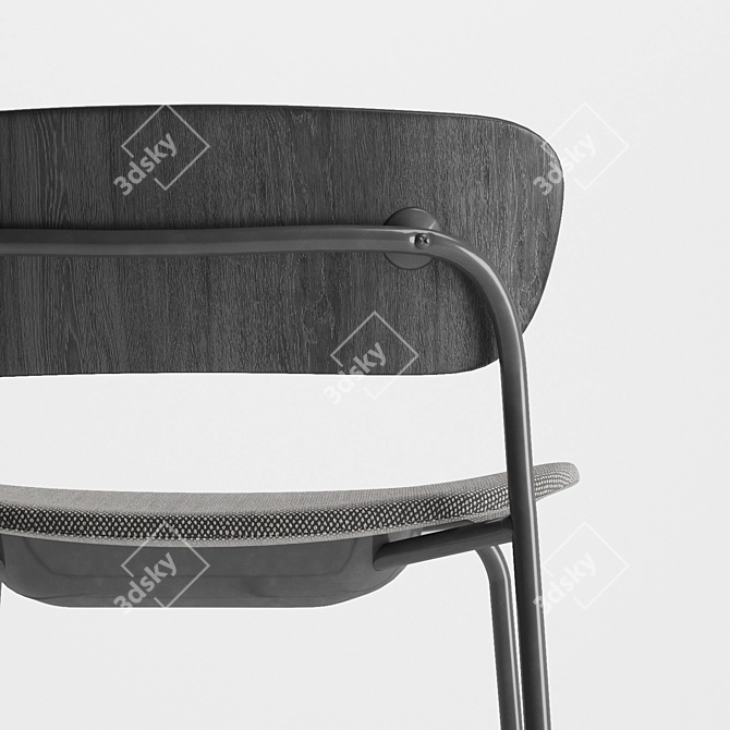 Elegant Pavilion AV10 Chair 3D model image 4