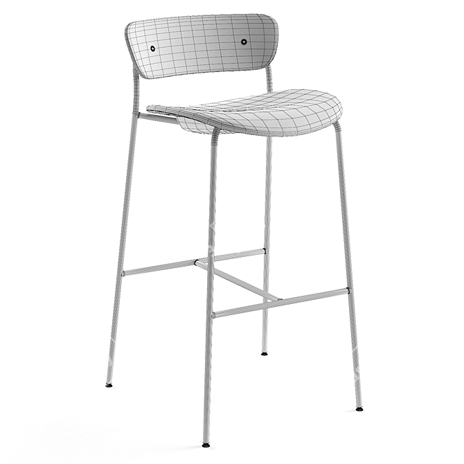 Elegant Pavilion AV10 Chair 3D model image 5