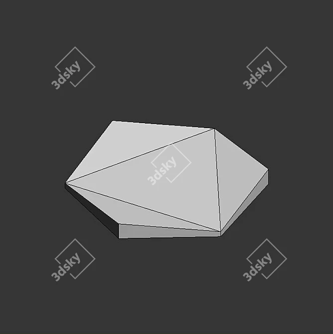 ASHOME 3D Wall Tile #22: Customizable, Matte or Satin Finish 3D model image 2