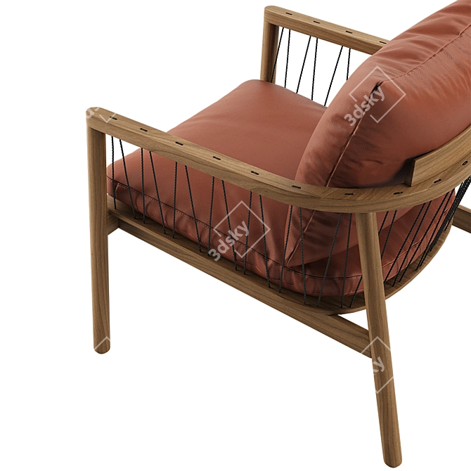 Kerry Lounge Chair: Modern Comfort in Style 3D model image 9