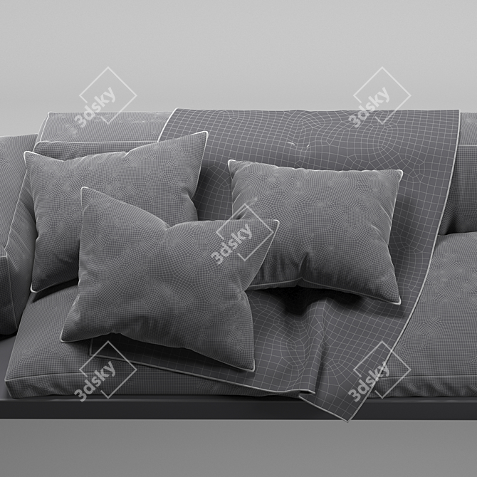 Sleek DOCK Sofa: Ultimate Comfort 3D model image 3