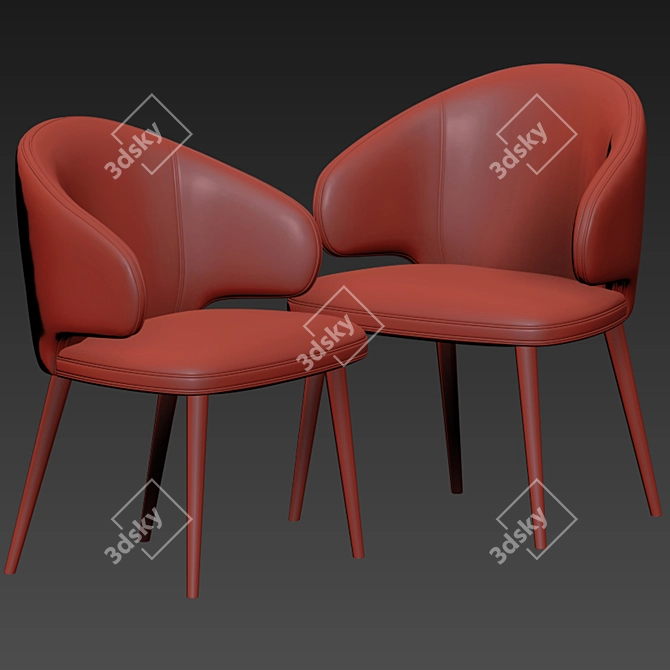 Modern Carlton Dining Chair 02 | Vray, Corona, 3dsmax 3D model image 3