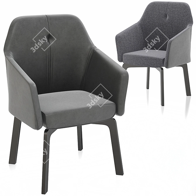 Luxurious De Sede DS 279 Chair - Unparalleled Comfort 3D model image 1