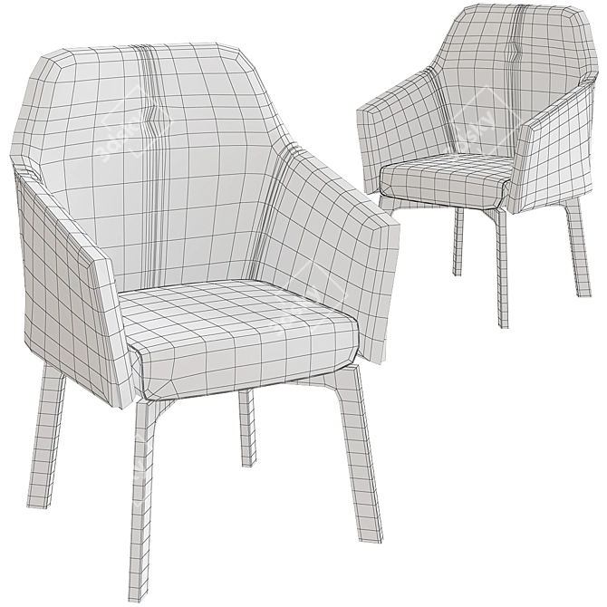 Luxurious De Sede DS 279 Chair - Unparalleled Comfort 3D model image 2