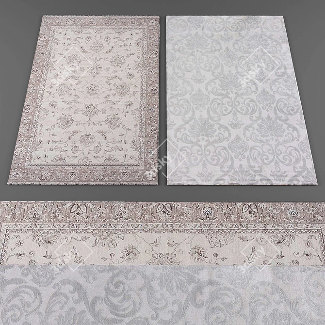 Versatile Rug Collection 076 3D model image 1