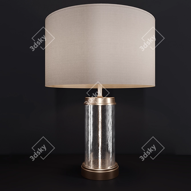 Elegant Baymont Table Lamp 3D model image 1