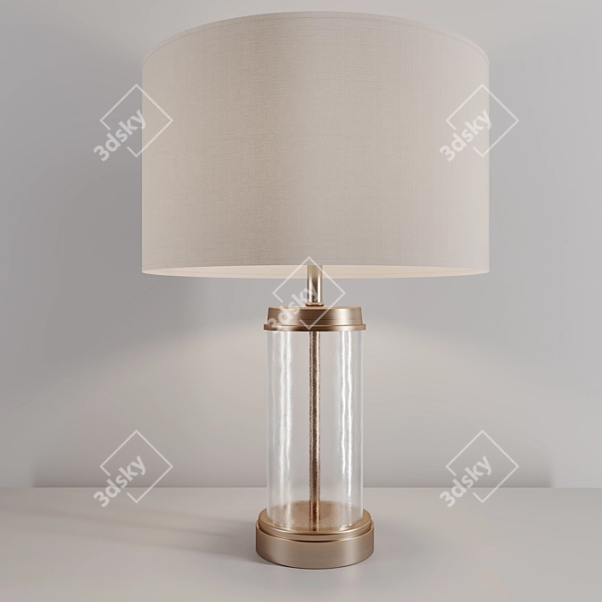 Elegant Baymont Table Lamp 3D model image 2